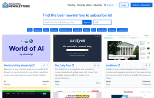 Amazing Newsletters screenshot 1