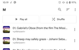 Metro - A music player for Android screenshot 2
