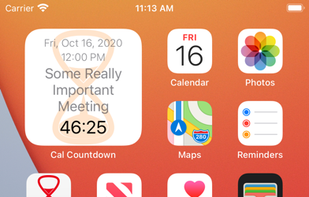 Cal Countdown screenshot 1