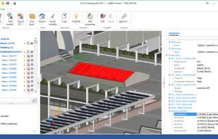 Viewing feature - box to view the ifc file  information 