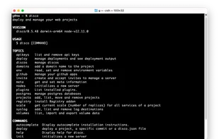 The disco command line tool