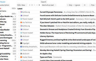 Google Reader-like list view