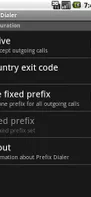 Prefix Dialer screenshot 2