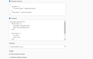 Create a generic webhook 
