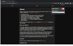 Nitter Redirect screenshot 1