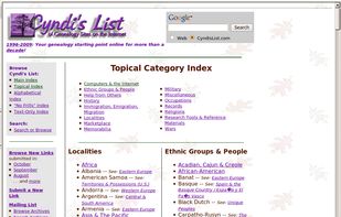 Cyndi&#39;s List screenshot 1