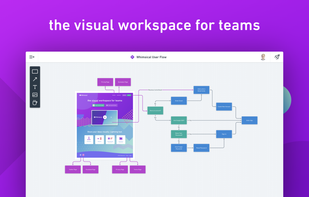 Whimsical lets you create flowcharts, wireframes, virtual sticky notes, and more!