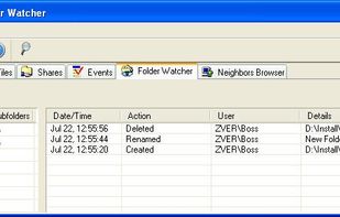 Folder Watcher Allows you to monitor any folder content changes, file or folder deletion/creation or modification. Using this tool you will always informed who deleted you files and when.   