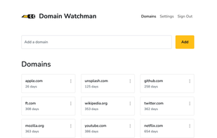 Domain Watchman screenshot 1