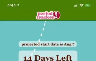 Period Tracker screenshot 1