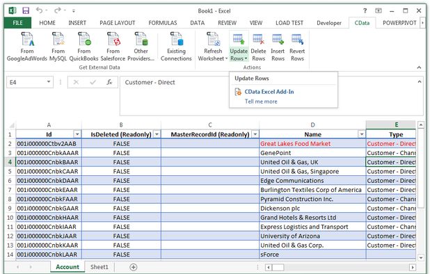 CData Excel Add-Ins: The CData Excel Add-In is a powerful tool that ...