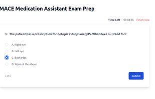 Practice Quiz Sample Timed Exam