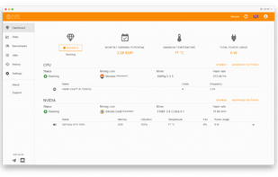 Cudo Miner screenshot 3