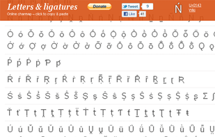 Letters and Ligatures screenshot 1
