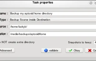 luckyBackup screenshot 2