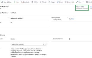 dynamics 365 lead auto allocation