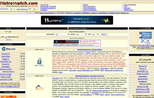 DistroWatch screenshot 1