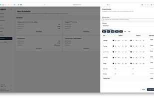 Employee / Team / Office  schedule