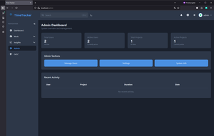 TimeTracker (Drytrix) screenshot 1