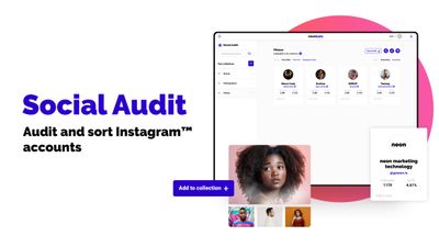social audit to analyze and sort instagram influencer/accounts