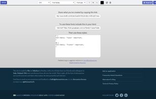 Easily export the resulting code