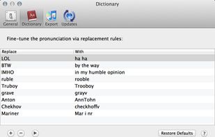 Narrator screenshot 2