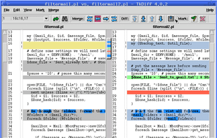 Tkdiff screenshot 1