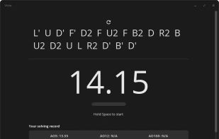 Tesseract Speed Cubing Timer screenshot 1
