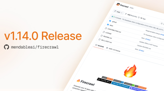 Firecrawl v1.14.0: authenticated scraping, zero data retention & faster speeds image