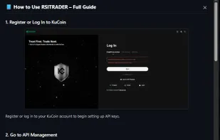 RSI trader screenshot 1