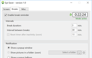 Eye Saver screenshot 1