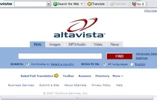 AltaVista screenshot 1