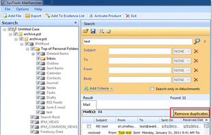 MailXaminer screenshot 1