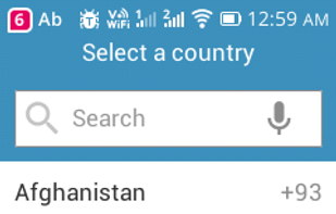 Telegram4KaiOS screenshot 1