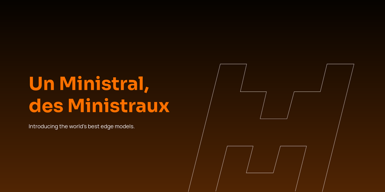Introducing “Les Ministraux”: Mistral's new AI models for efficient on-device computing image