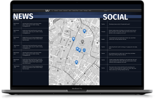 Service and threat monitor screen