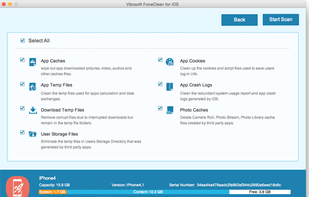 Vibosoft FoneClean for iOS screenshot 1