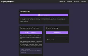 VoiceOverMaker screenshot 1