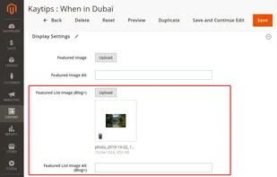 Magento 2 Blog Extra screenshot 1