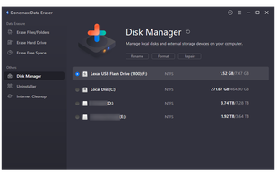 Donemax Data Eraser screenshot 3
