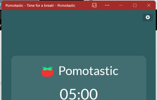 Time for a short break!