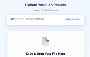 lab report translation feature