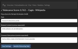 ProcrastiScan screenshot 1