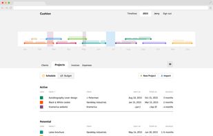 Visualize Your Schedule
Take a look at your year as a whole, so you can plan ahead of time.