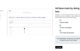 CRUDgen screenshot 1