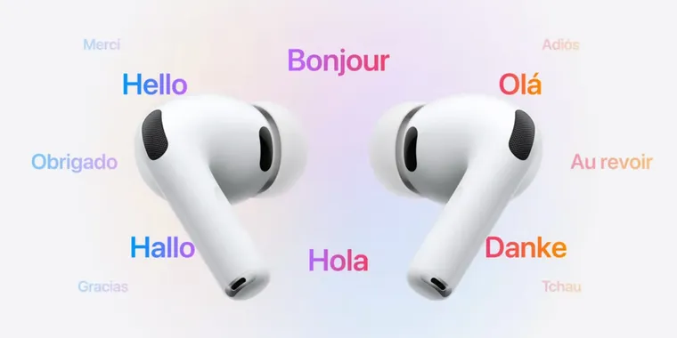 The new AirPods Live Translation feature won't be available in the EU at launch image