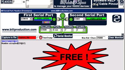 Bill Serial Port Monitor screenshot 1