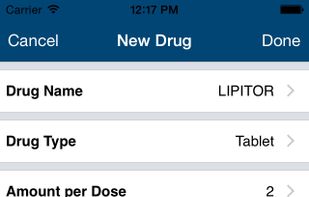 DoseCast screenshot 2