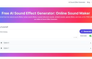 Preview sound effect