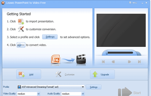 Leawo PowerPoint to Video Free Screenshot